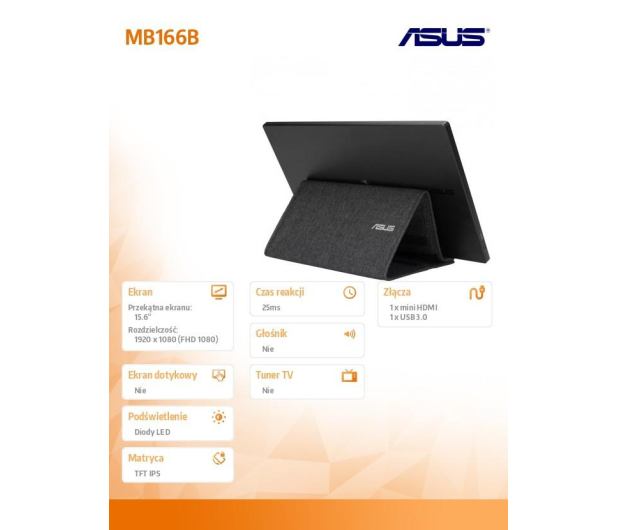 ASUS ZenScreen MB166B - 1107256 - zdjęcie 7